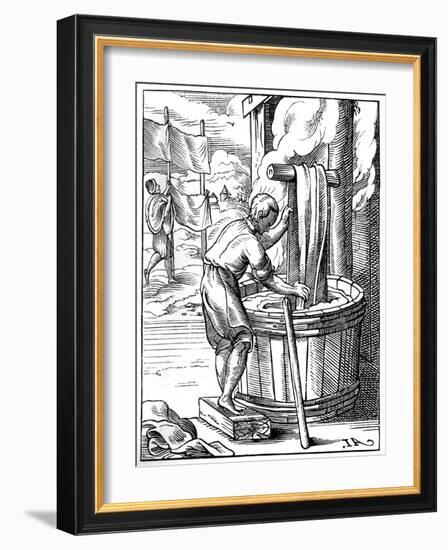 Dyer, 16th Century-Jost Amman-Framed Giclee Print