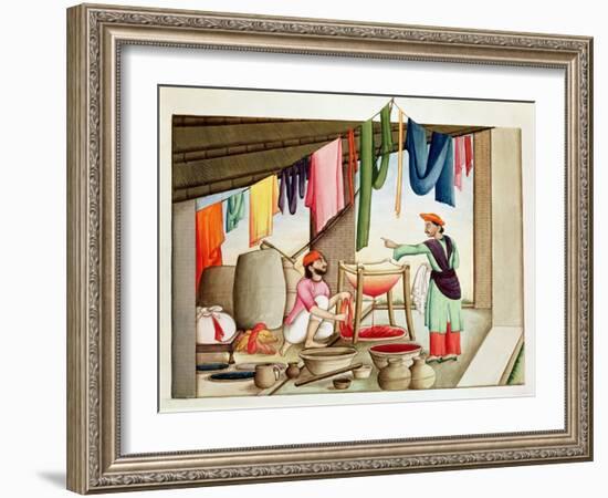 Dyer in India-null-Framed Giclee Print