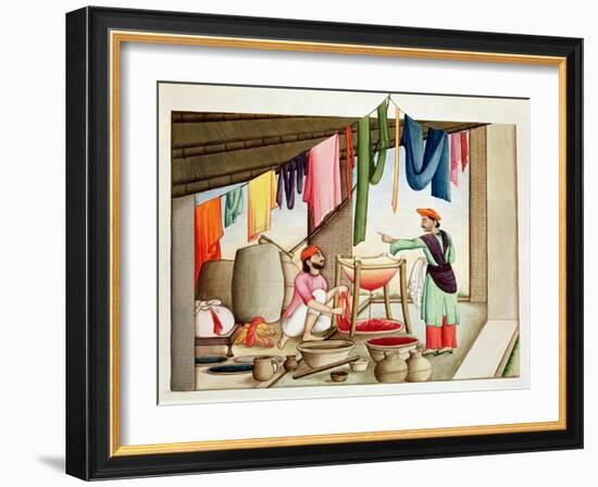Dyer in India-null-Framed Giclee Print