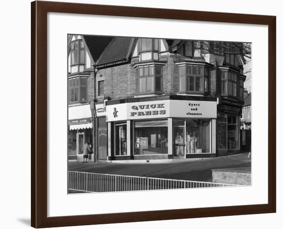 Dyers and Cleaners Shop Front, 480 Fulwood Road, Sheffield, South Yorkshire, January 1967-Michael Walters-Framed Photographic Print