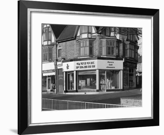 Dyers and Cleaners Shop Front, 480 Fulwood Road, Sheffield, South Yorkshire, January 1967-Michael Walters-Framed Photographic Print