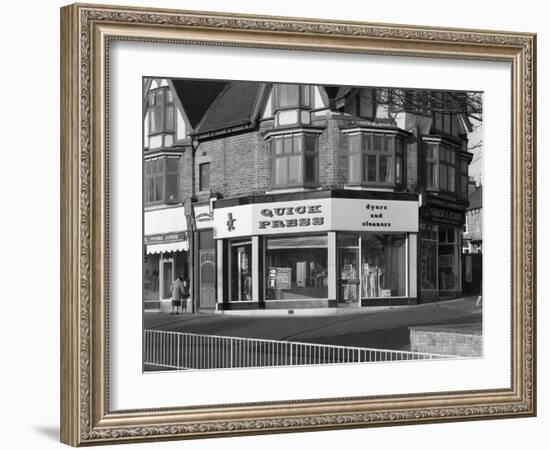 Dyers and Cleaners Shop Front, 480 Fulwood Road, Sheffield, South Yorkshire, January 1967-Michael Walters-Framed Photographic Print