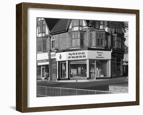 Dyers and Cleaners Shop Front, 480 Fulwood Road, Sheffield, South Yorkshire, January 1967-Michael Walters-Framed Photographic Print