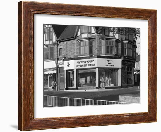 Dyers and Cleaners Shop Front, 480 Fulwood Road, Sheffield, South Yorkshire, January 1967-Michael Walters-Framed Photographic Print