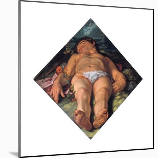 Dying Adonis, 1609-Hendrick Goltzius-Mounted Giclee Print