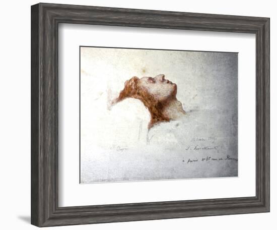 Dying Chopin-Teofil Kwiatkowsk-Framed Art Print