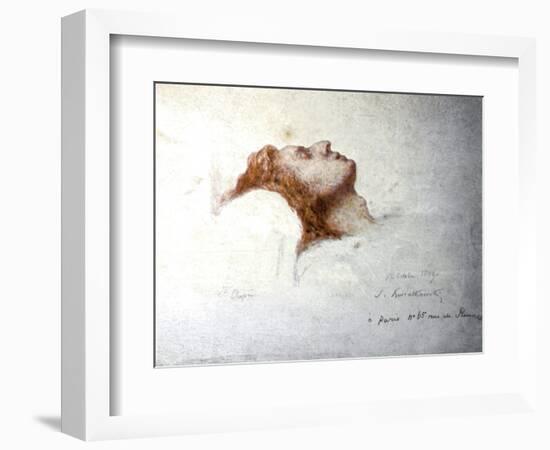 Dying Chopin-Teofil Kwiatkowsk-Framed Art Print