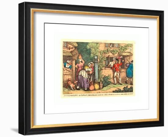 Dying for Love-Thomas Rowlandson-Framed Giclee Print