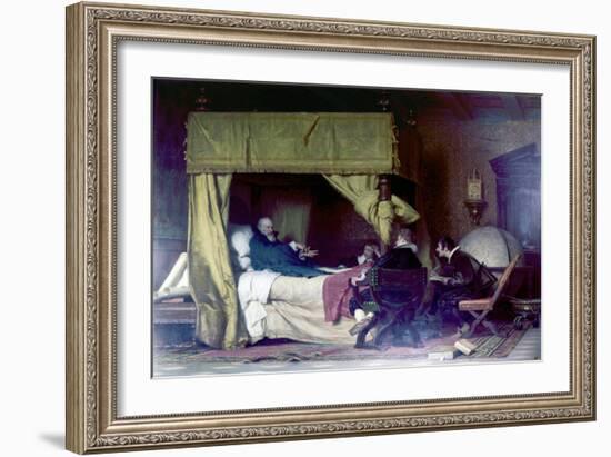 Dying Galileo-Nicolo Barabino-Framed Art Print