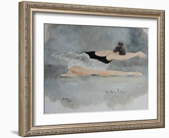 Dying Swan-Susan Adams-Framed Giclee Print