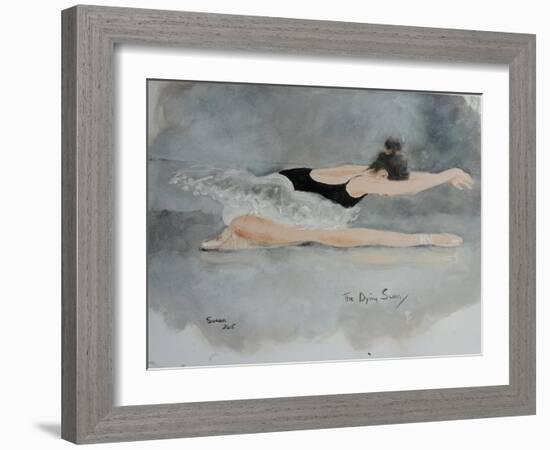 Dying Swan-Susan Adams-Framed Giclee Print