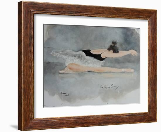 Dying Swan-Susan Adams-Framed Giclee Print