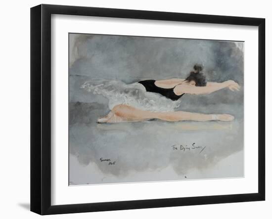 Dying Swan-Susan Adams-Framed Giclee Print