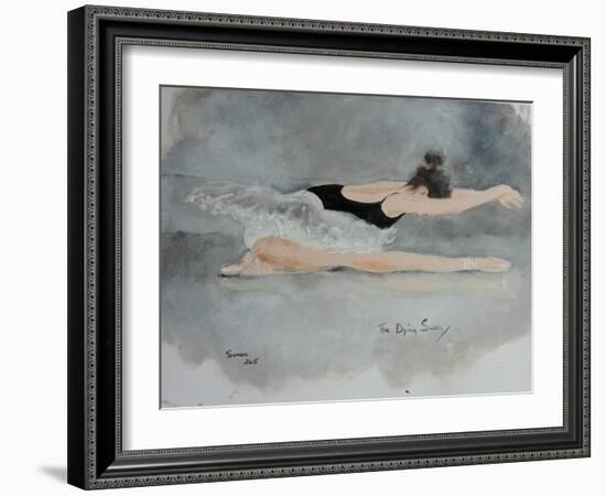 Dying Swan-Susan Adams-Framed Giclee Print