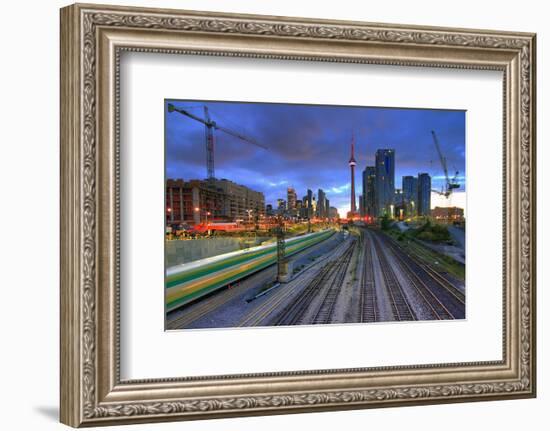 Dynamic Downtown Toronto-null-Framed Premium Giclee Print