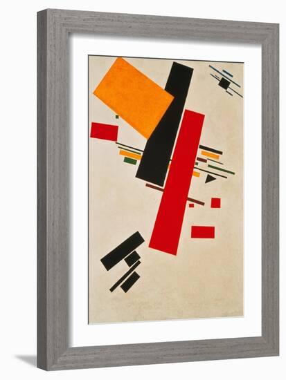 Dynamic Suprematism, 1916-Kasimir Malevich-Framed Giclee Print