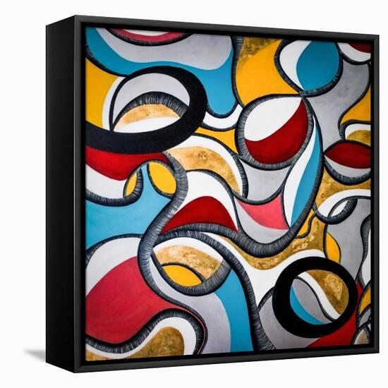 Dynamis-Hyunah Kim-Framed Stretched Canvas