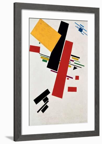 Dynamischer Suprematismus Nr. 57, c.1916-Kasimir Malevich-Framed Art Print