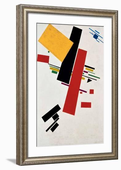 Dynamischer Suprematismus Nr. 57, c.1916-Kasimir Malevich-Framed Art Print