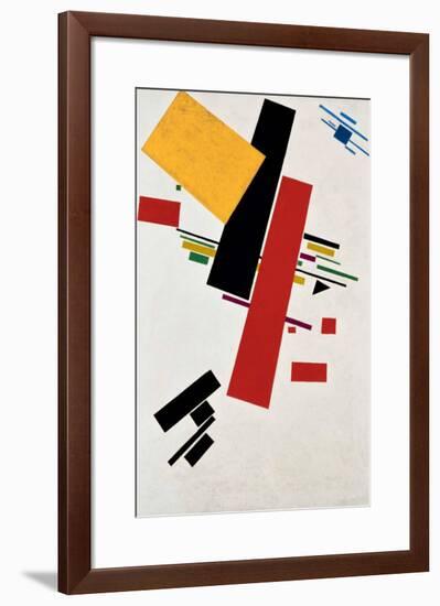 Dynamischer Suprematismus Nr. 57, c.1916-Kasimir Malevich-Framed Art Print