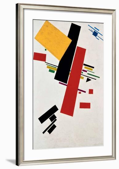 Dynamischer Suprematismus Nr. 57, c.1916-Kasimir Malevich-Framed Art Print