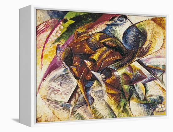 Dynamism of a Cyclist, 1913-Umberto Boccioni-Framed Premier Image Canvas