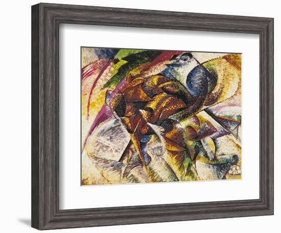 Dynamism of a Cyclist, 1913-Umberto Boccioni-Framed Giclee Print