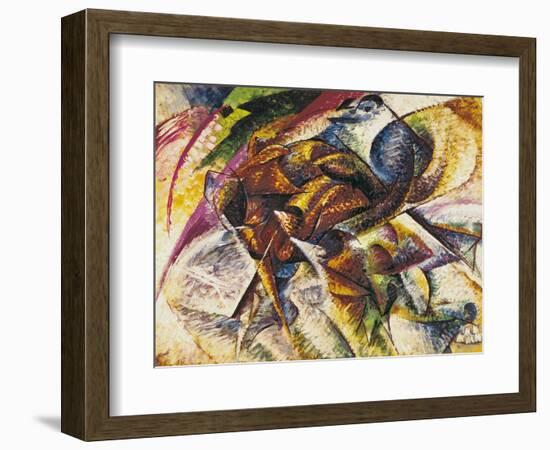 Dynamism of a Cyclist, 1913-Umberto Boccioni-Framed Giclee Print