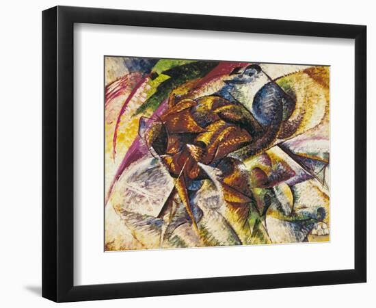 Dynamism of a Cyclist, 1913-Umberto Boccioni-Framed Giclee Print