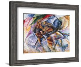 Dynamism of a Cyclist, 1913-Umberto Boccioni-Framed Giclee Print