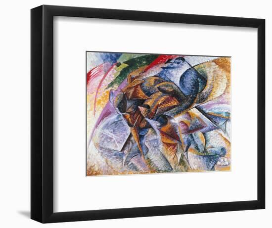 Dynamism of a Cyclist, 1913-Umberto Boccioni-Framed Giclee Print