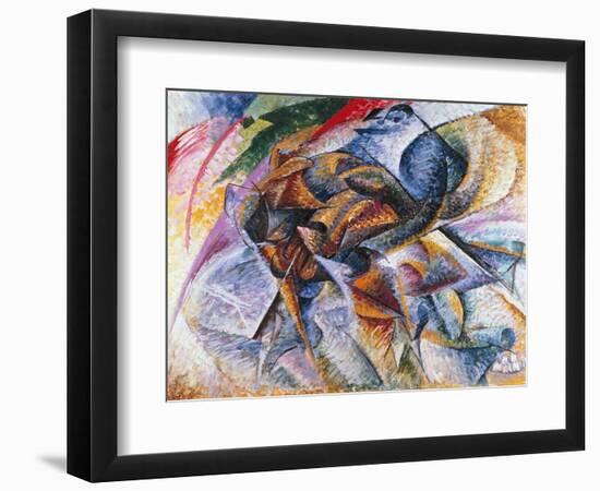 Dynamism of a Cyclist, 1913-Umberto Boccioni-Framed Giclee Print