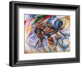 Dynamism of a Cyclist, 1913-Umberto Boccioni-Framed Giclee Print