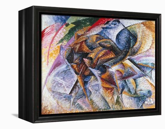 Dynamism of a Cyclist, 1913-Umberto Boccioni-Framed Premier Image Canvas