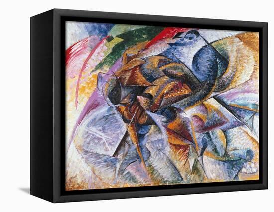 Dynamism of a Cyclist, 1913-Umberto Boccioni-Framed Premier Image Canvas