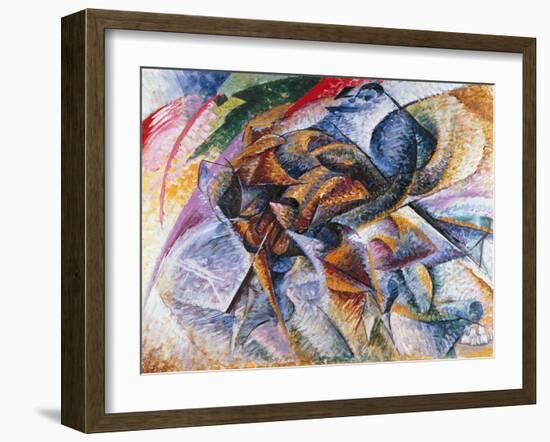 Dynamism of a Cyclist, 1913-Umberto Boccioni-Framed Giclee Print