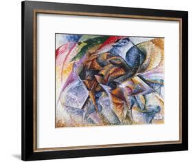 Dynamism of a Cyclist, 1913-Umberto Boccioni-Framed Giclee Print