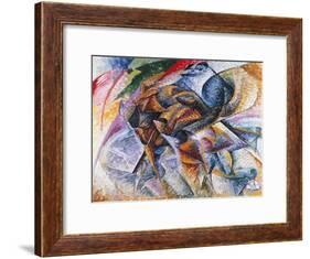 Dynamism of a Cyclist, 1913-Umberto Boccioni-Framed Giclee Print