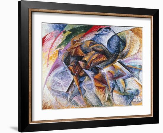 Dynamism of a Cyclist, 1913-Umberto Boccioni-Framed Giclee Print