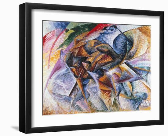 Dynamism of a Cyclist, 1913-Umberto Boccioni-Framed Giclee Print