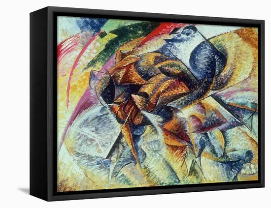 Dynamism of a Cyclist (Dinamismo Di Un Ciclista) 1913-Umberto Boccioni-Framed Premier Image Canvas