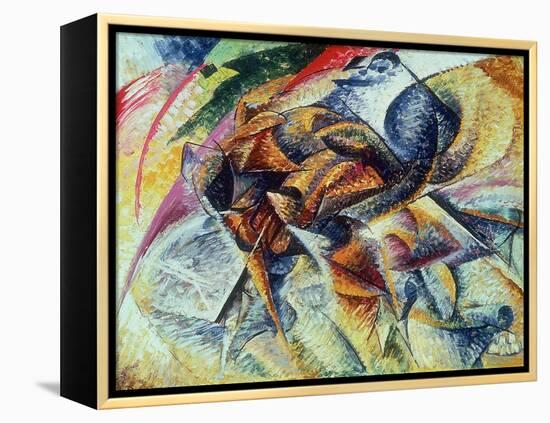 Dynamism of a Cyclist (Dinamismo Di Un Ciclista) 1913-Umberto Boccioni-Framed Premier Image Canvas