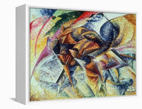 Dynamism of a Cyclist (Dinamismo Di Un Ciclista) 1913-Umberto Boccioni-Framed Premier Image Canvas