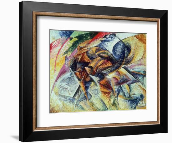 Dynamism of a Cyclist (Dinamismo Di Un Ciclista) 1913-Umberto Boccioni-Framed Giclee Print