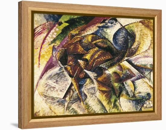 Dynamism of a Cyclist-Umberto Boccioni-Framed Stretched Canvas