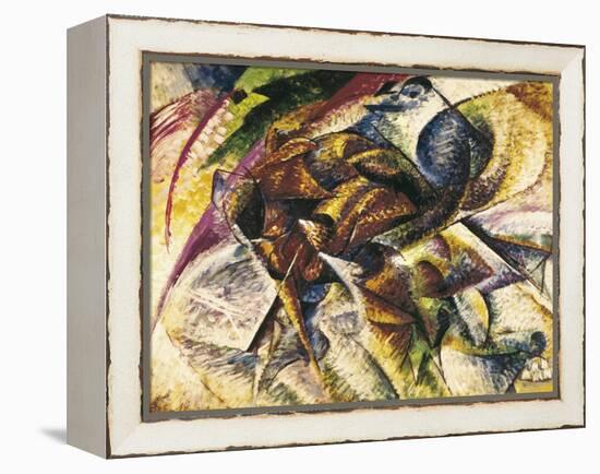 Dynamism of a Cyclist-Umberto Boccioni-Framed Stretched Canvas