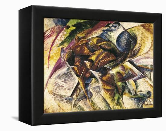 Dynamism of a Cyclist-Umberto Boccioni-Framed Stretched Canvas