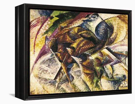 Dynamism of a Cyclist-Umberto Boccioni-Framed Stretched Canvas