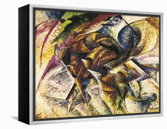 Dynamism of a Cyclist-Umberto Boccioni-Framed Stretched Canvas