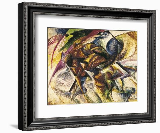 Dynamism of a Cyclist-Umberto Boccioni-Framed Art Print